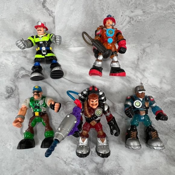 Rescue Heroes Other - Lot of 5 Rescue Heroes Action Figures